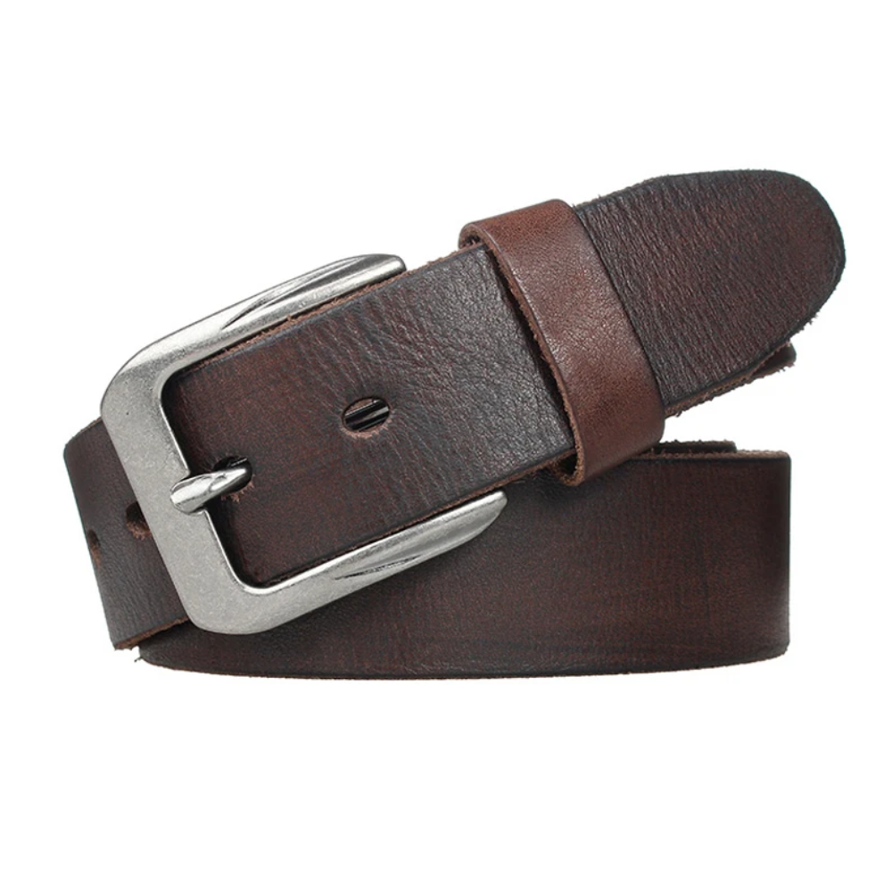 Ceinture Cuir Vintage Homme