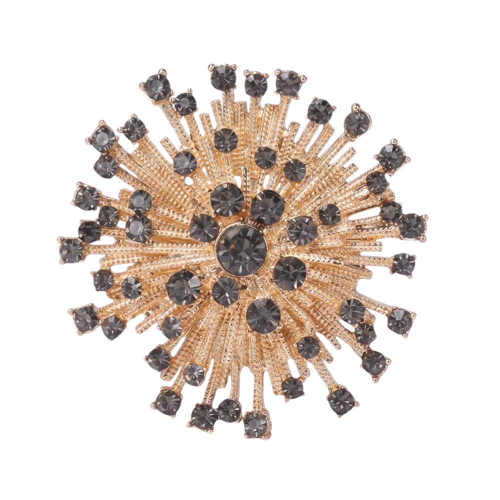 Broche Strass Vintage à Diamants