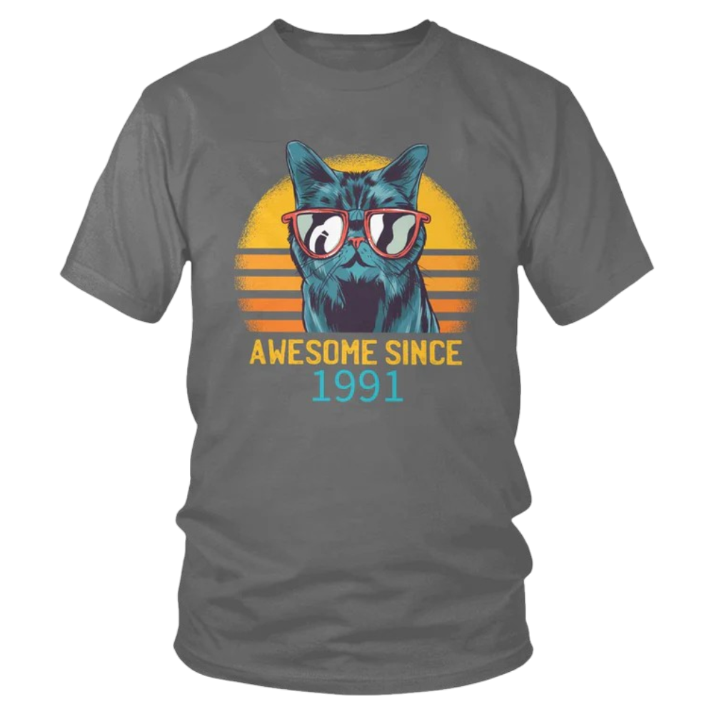 T-shirt Vintage Chat