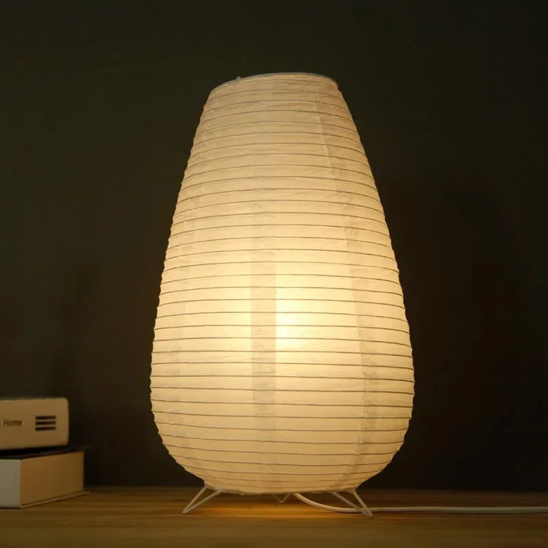 Lampes en Papier de Riz Japonais