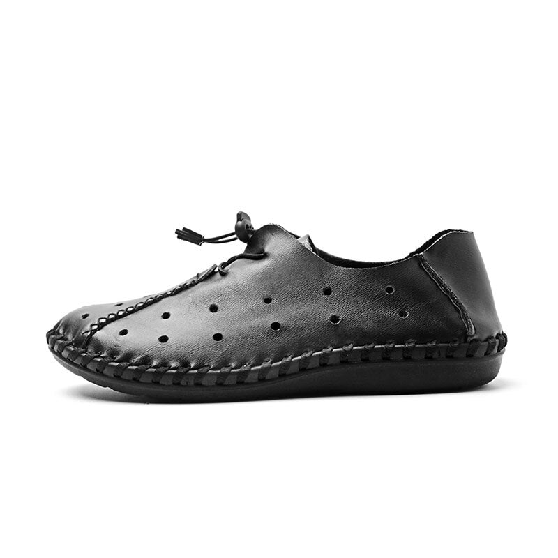 Chaussure Velo Cuir Vintage