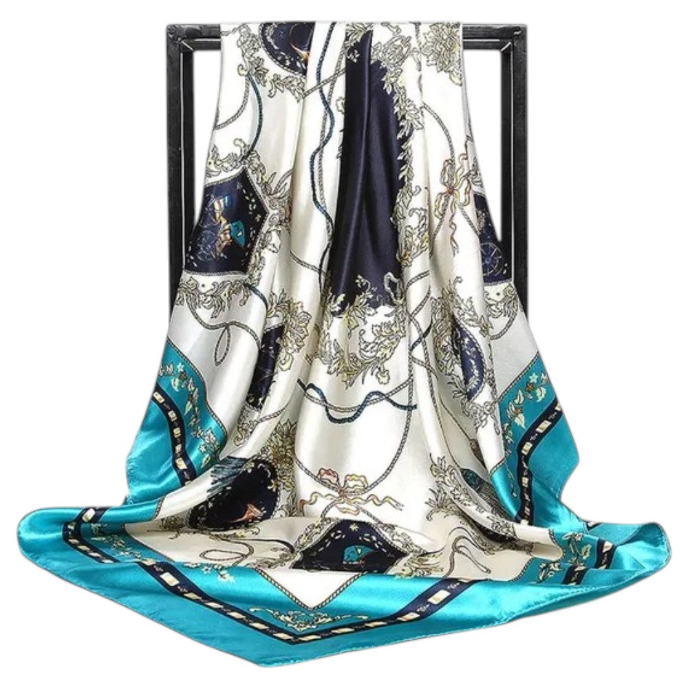 Foulard Style Baroque Luxe Vintage