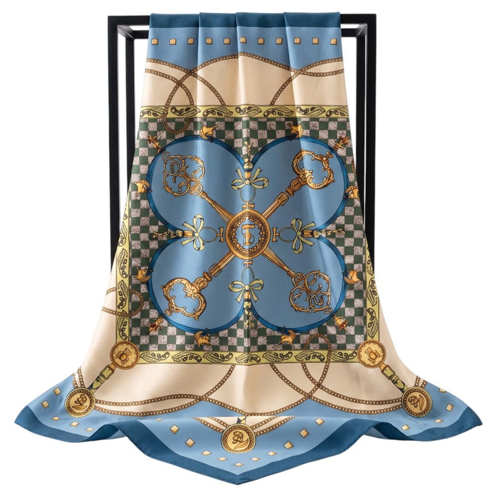 Foulard Chaînes et Clés Vintage