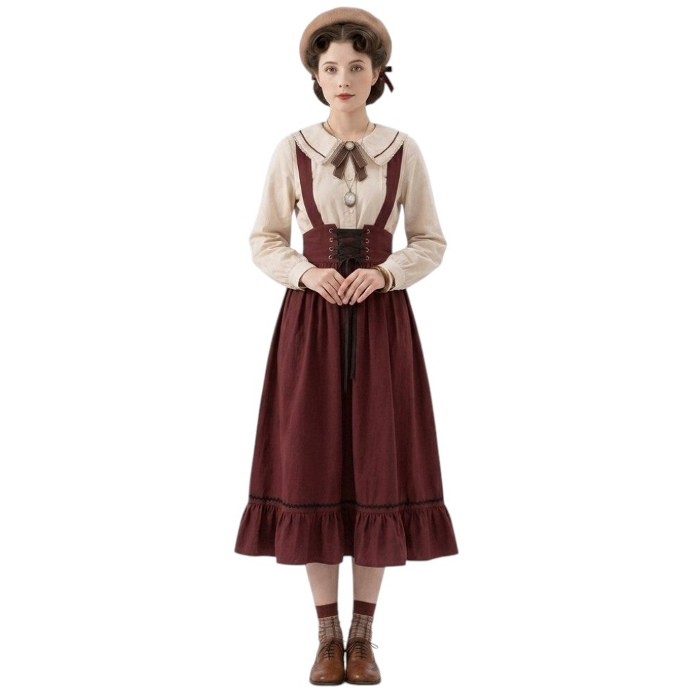 Salopette Robe Style Retro