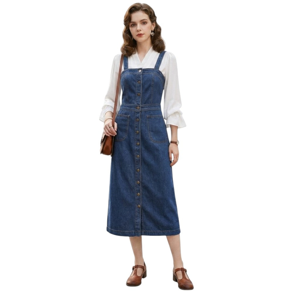 Robe Jean Salopette Femme