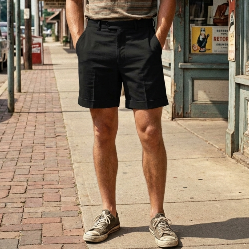 Short Lin Artisanat Raffiné